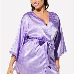 Yitty Satin Women’s Pretty Mini Robe